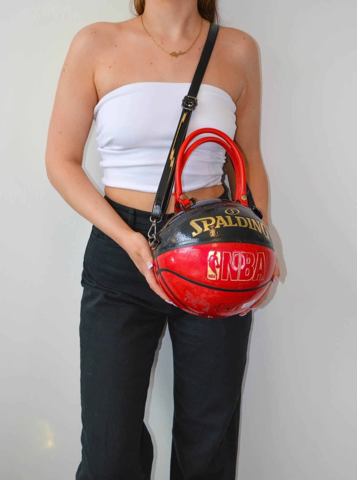 Spalding Premium Sports Drawstring Bag Black | Goalinn